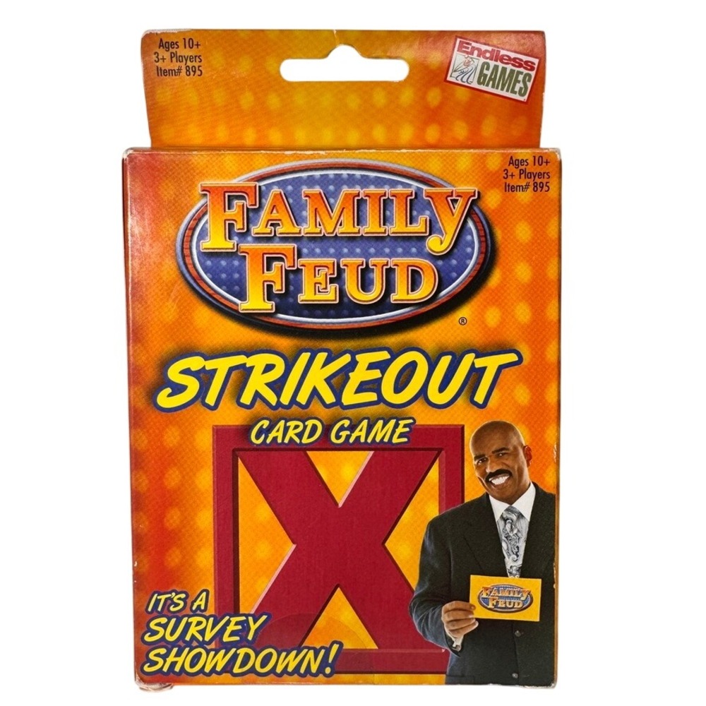 Endless Games Family Feud Strikeout Card Game Steve Harvey‎ Survey Showdown 895